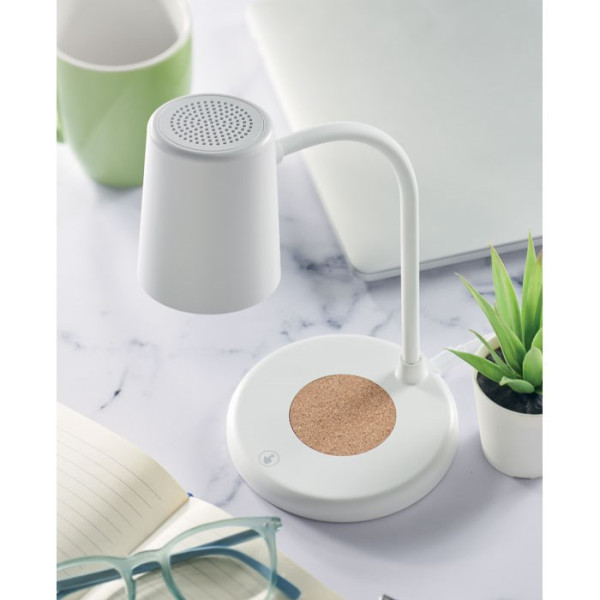 SPOT - Lamp met oplader en speaker