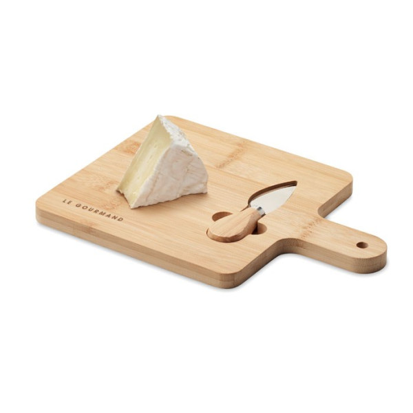 DARFIELD - Bamboe kaasplank met mes